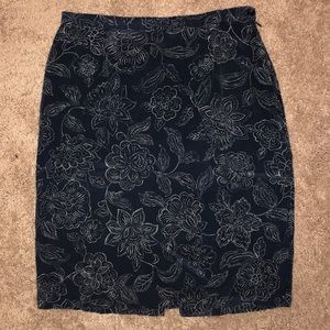Jones New York 100% Silk Skirt Size 10